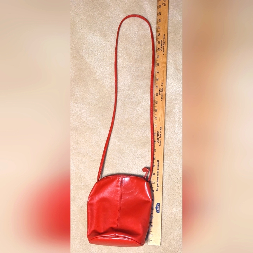 Red small Wilson's Leather Hobo bag - Picture 4 of 6